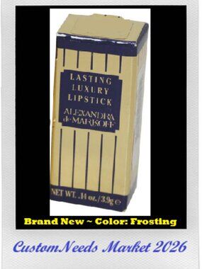 Alexandra de Markoff Lasting Luxury lipstick Frosting